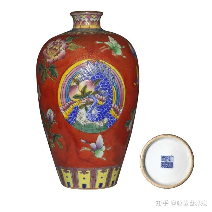 收藏珐琅彩花鸟梅瓶的意义