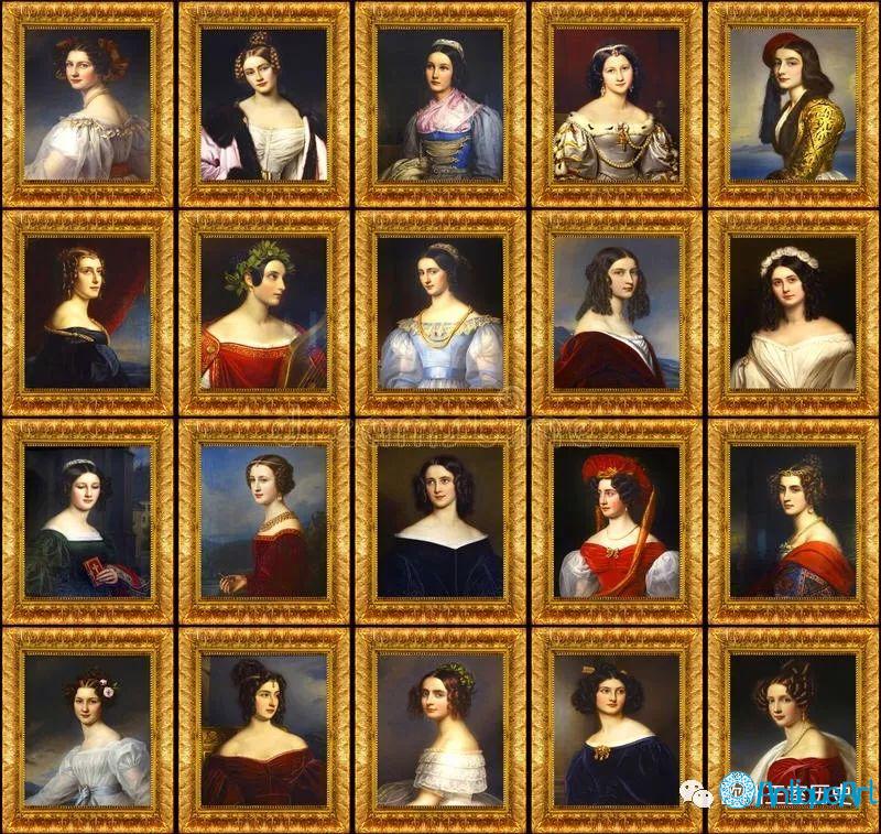 德国宁芬堡美人画廊赏析